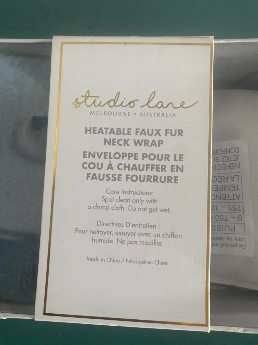 New Studio Lane Heatable Faux Fur Neck Wrap image indicator(2)
