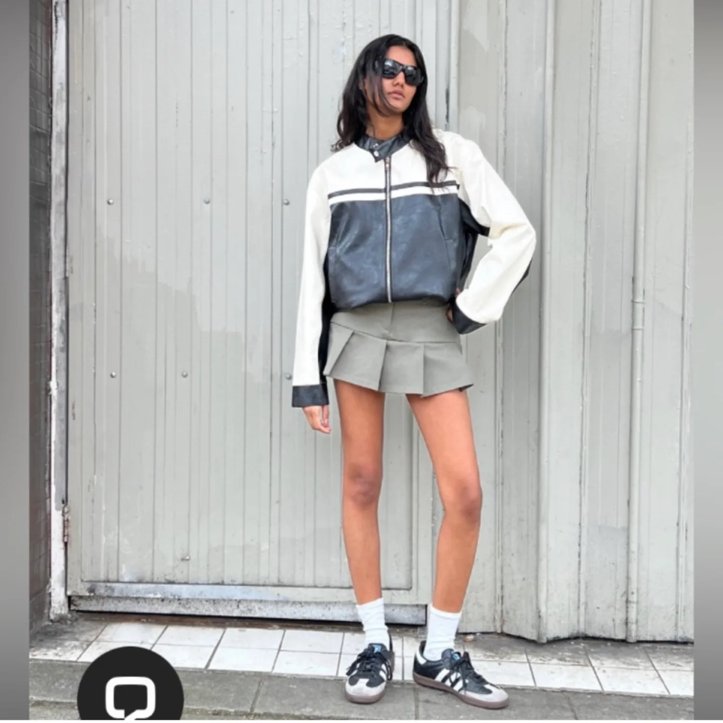 NEW Oak + Fort Olive Green Pleated Skirt image indicator(9)