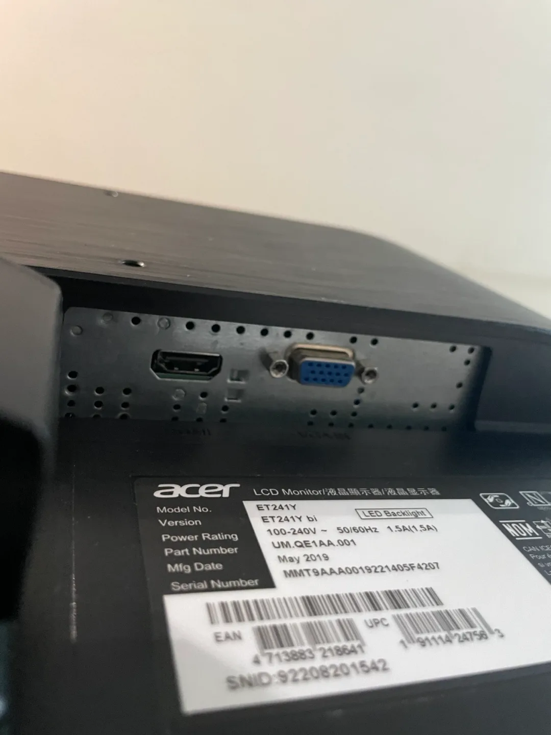 Acer 24 inch 1080p Monitor image indicator(4)