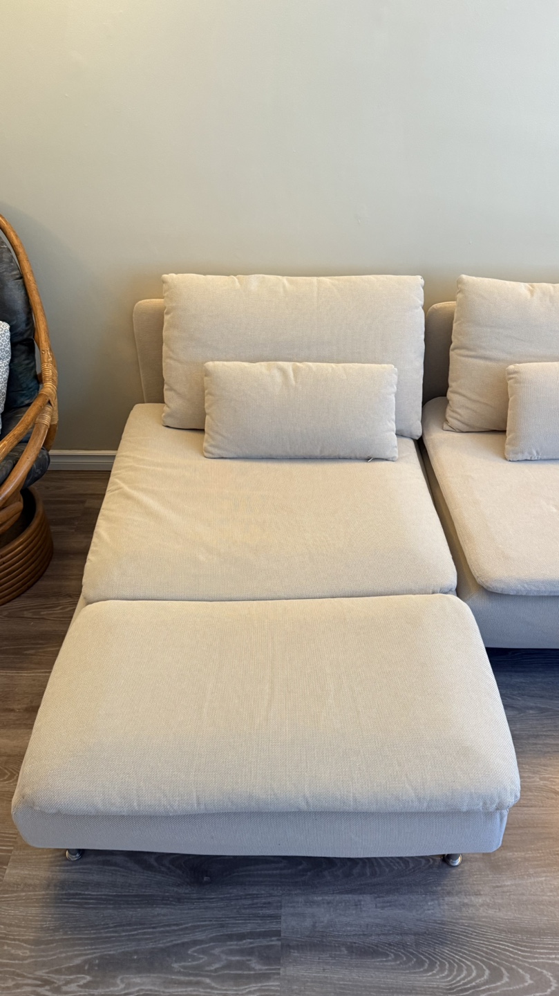 IKEA modular sectional sofa with chaise - photo 3
