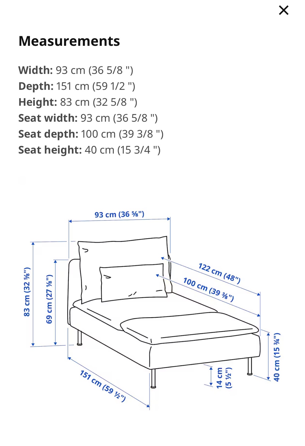 IKEA modular sectional sofa with chaise - photo 5