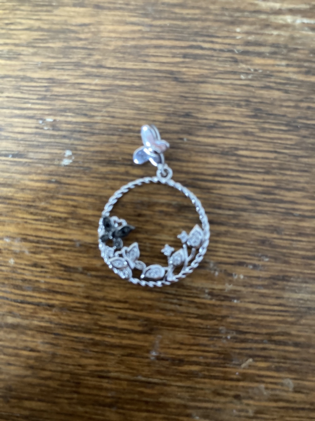 Silver Butterfly Pendant