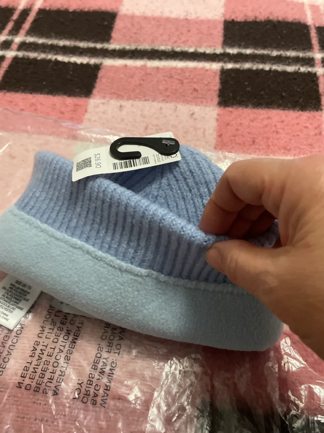Brand new Blue Knit Beanie image indicator(3)