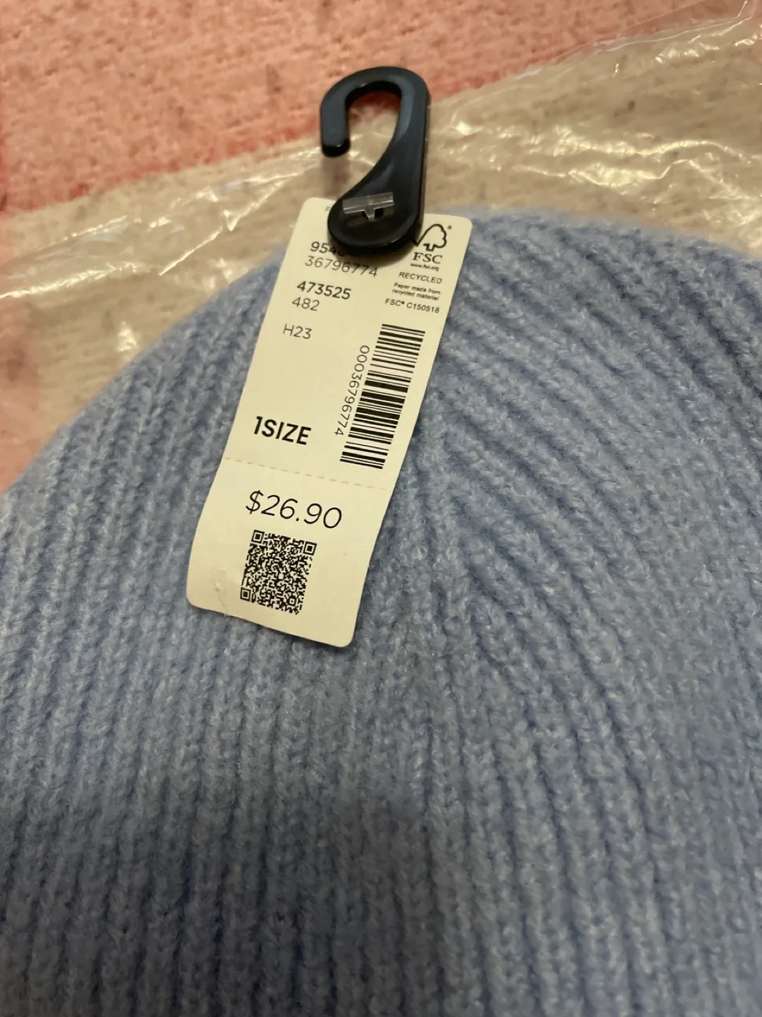 Brand new Blue Knit Beanie image indicator(2)