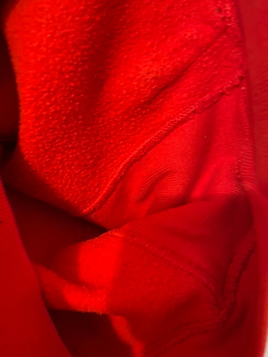 Size Large Red Champion Reverse Weave Hoodie image indicator(3)