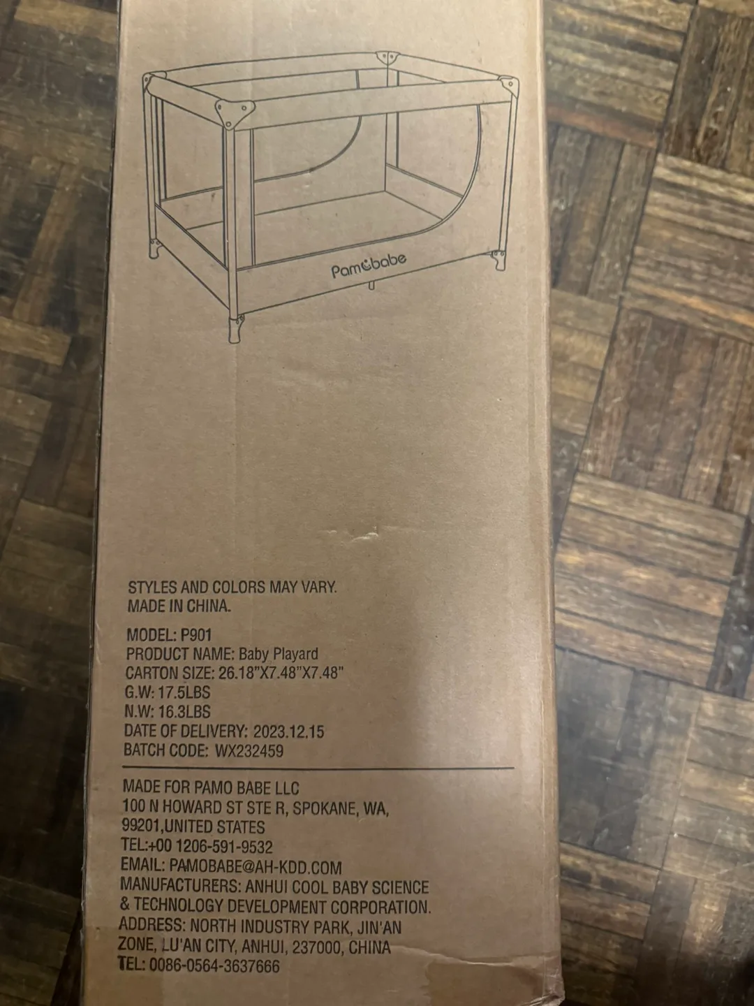 Pamo Babe Travel Playard/Portable Crib image indicator(7)