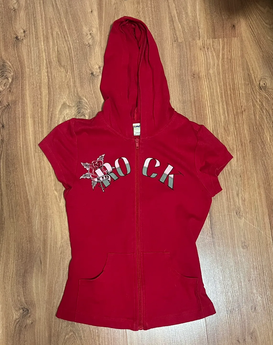 Y2K Ed Hardy Style Zip Up Hoodie thumbnail