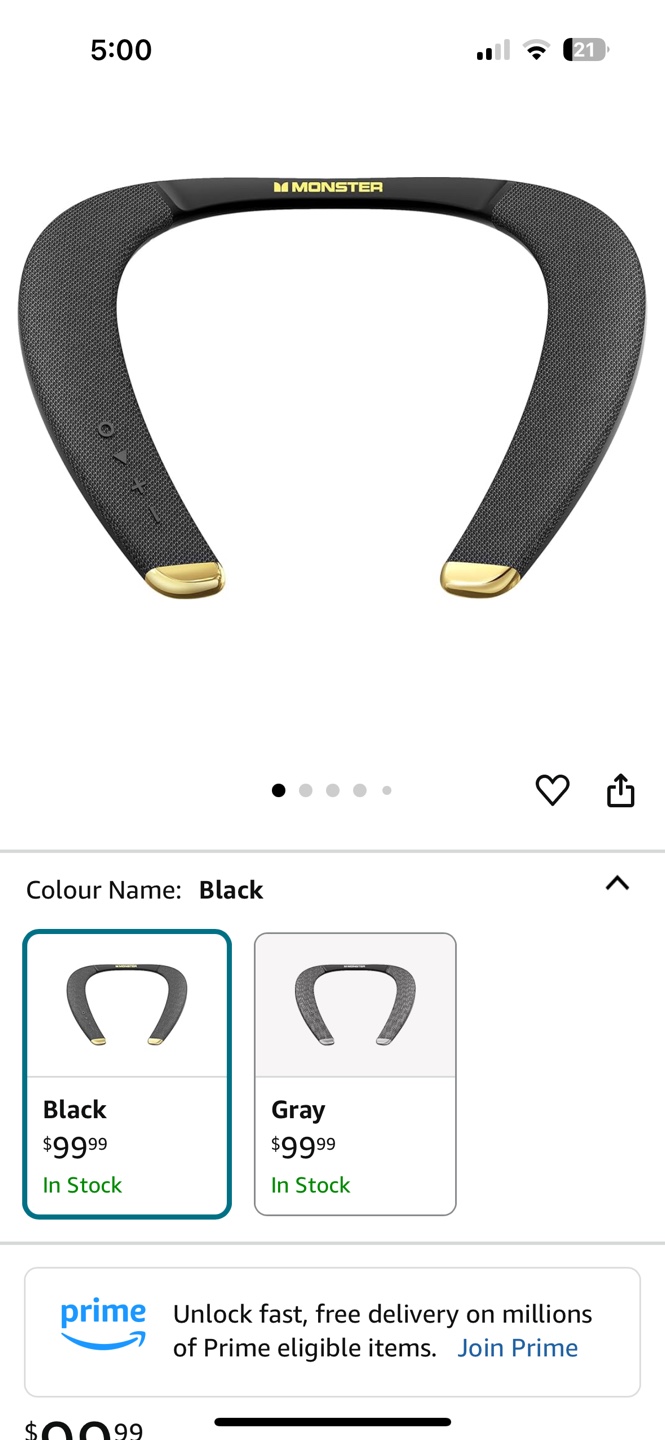 Monster Boomerang Petite Wearable Speaker - photo 3