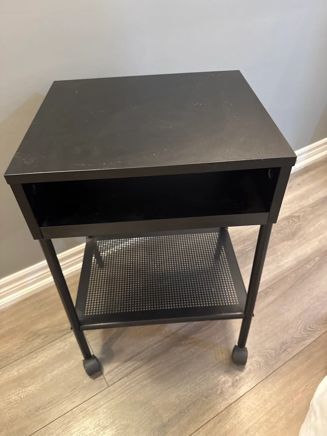 Black Rolling side table or stand image indicator(2)