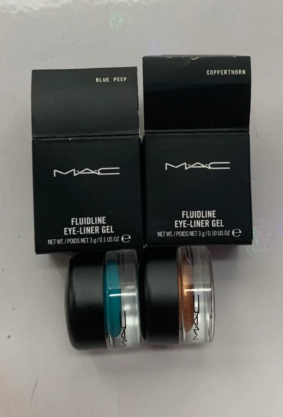 MAC Fluidline Eye-Liner Gel in Blue Peep & Copperthorn thumbnail