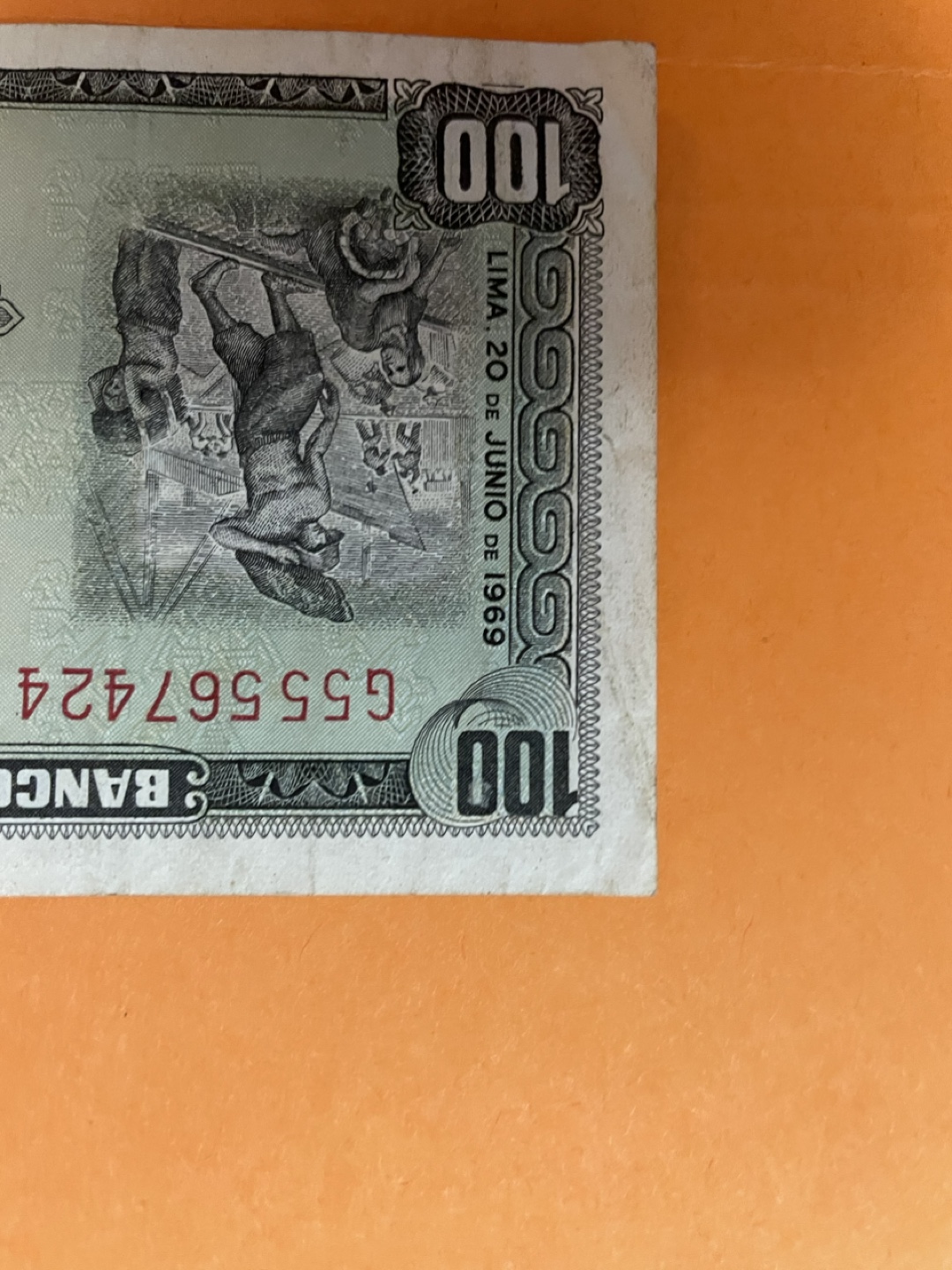100 Soles de Oro Bank Note