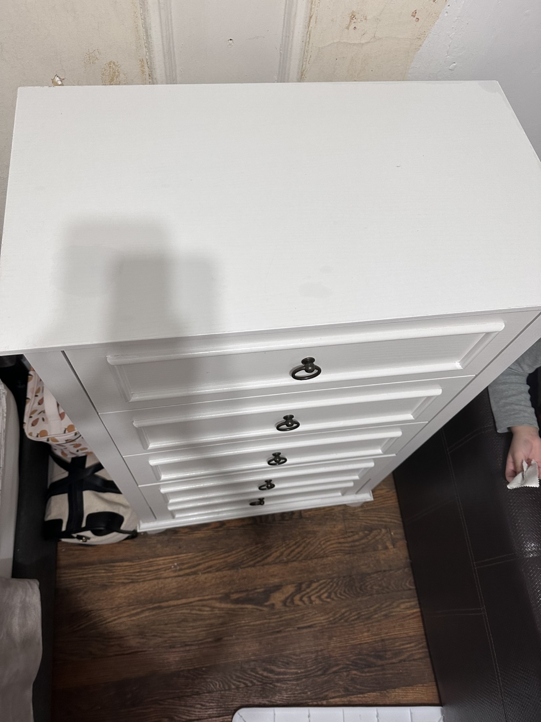 White 5-Drawer Dresser - photo 2