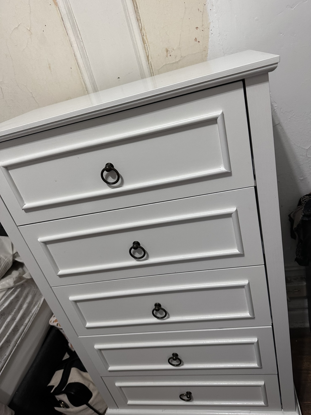 White 5-Drawer Dresser - photo 3