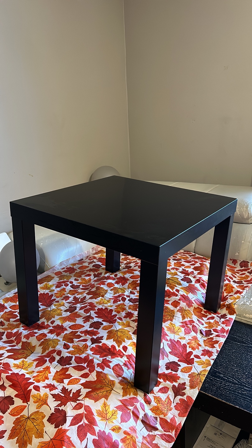 Set of 2 Black IKEA End Tables - photo 2