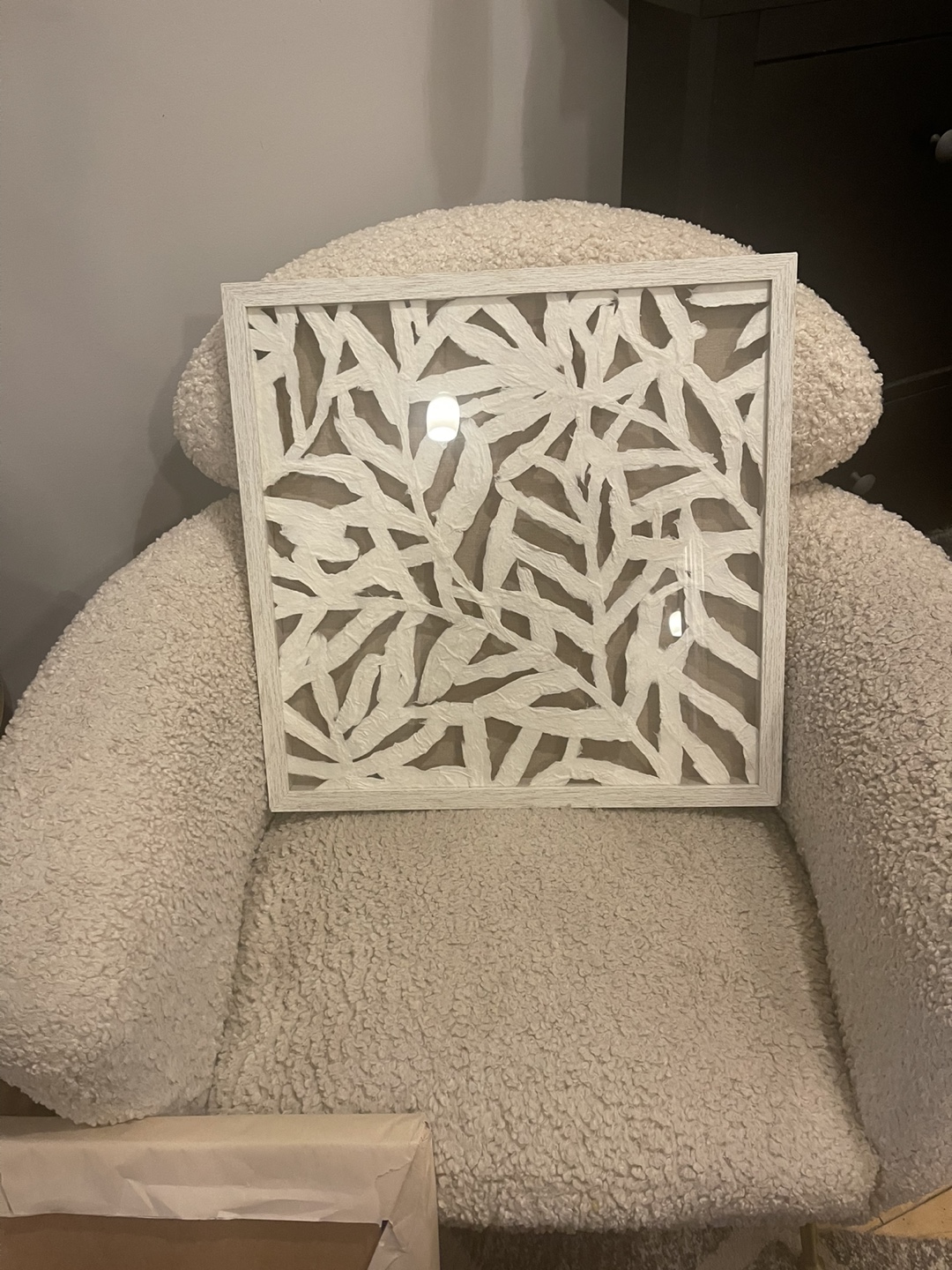 White Framed Wall Decor - photo 2