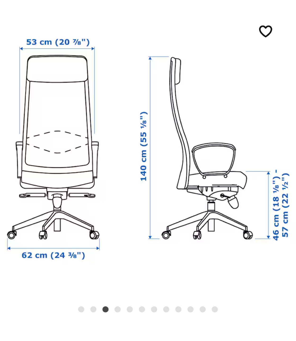 Leather office chair - photo 3