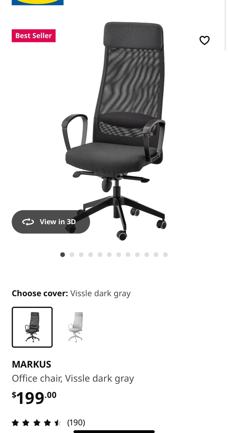 Leather office chair