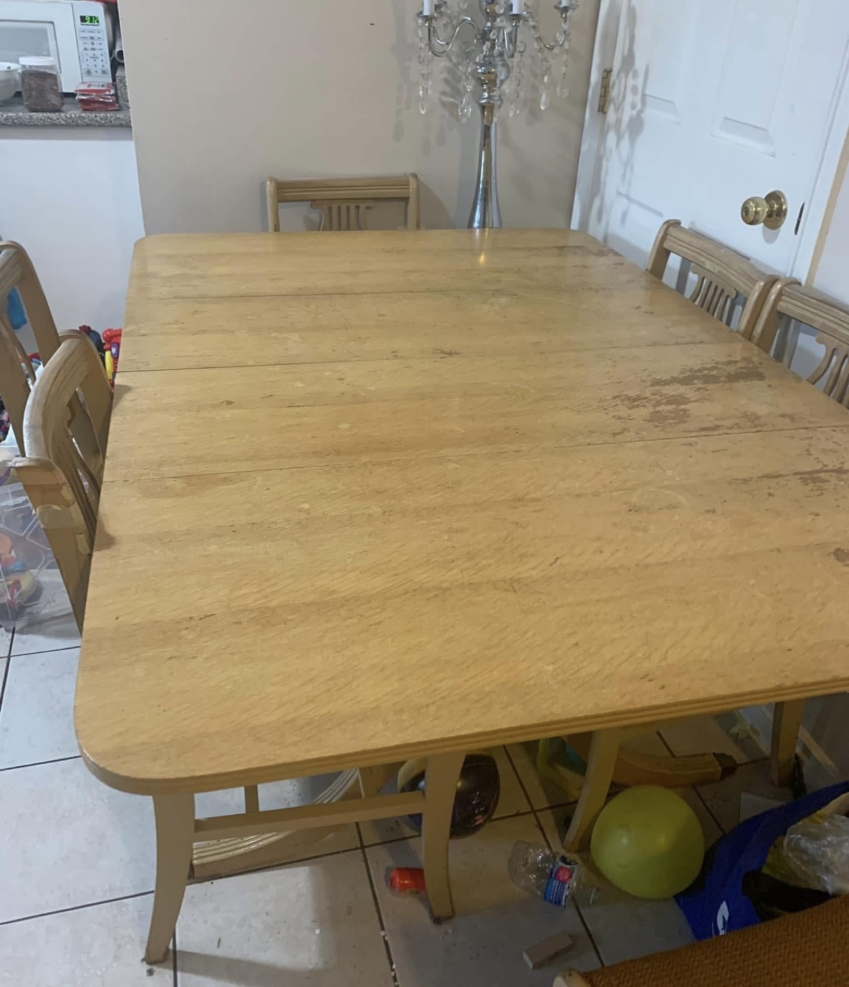Vintage Extendable Dining Table & Chairs - photo 3