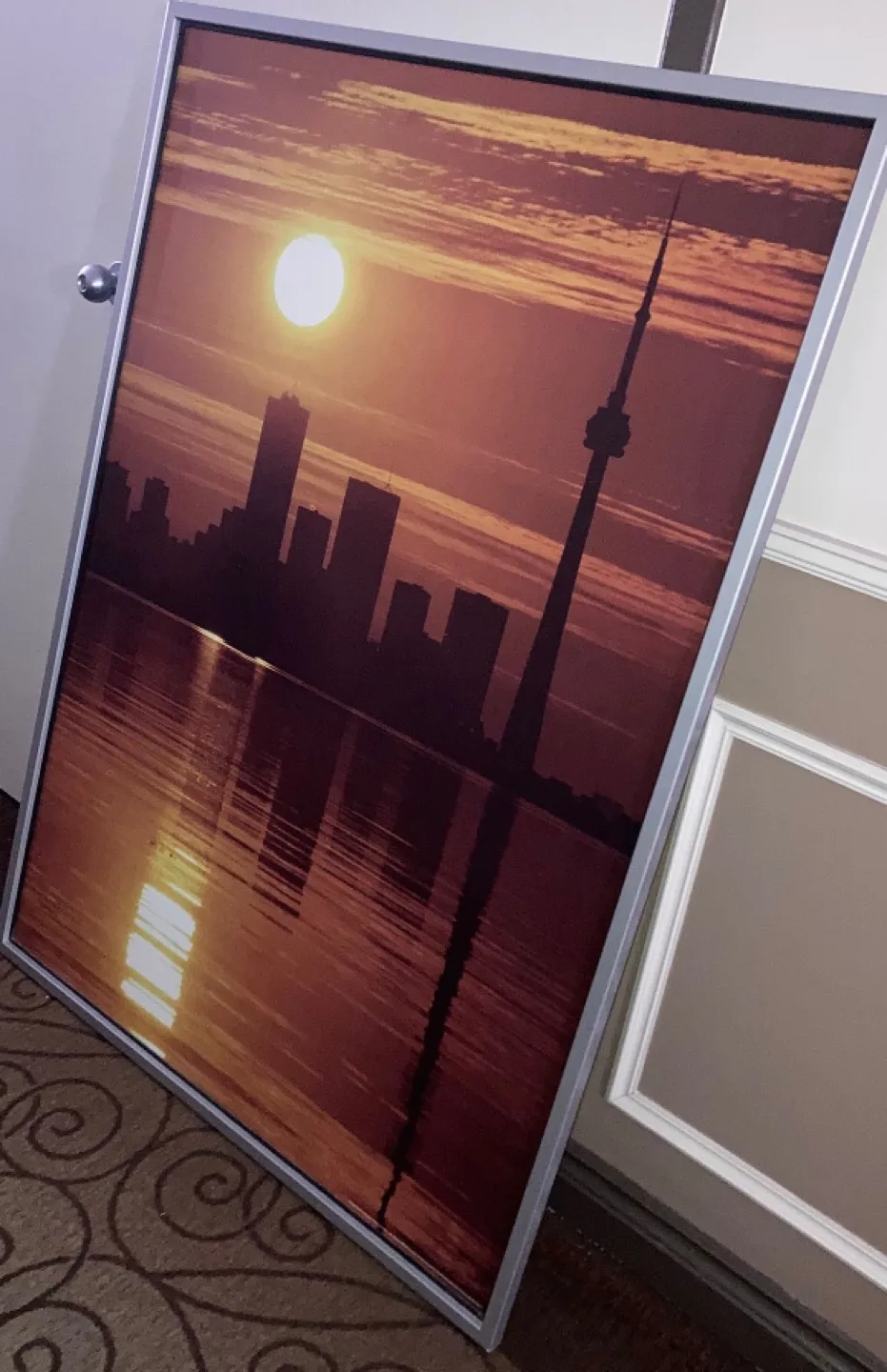 IKEA very large Framed Toronto Skyline Sunset Print image indicator(2)