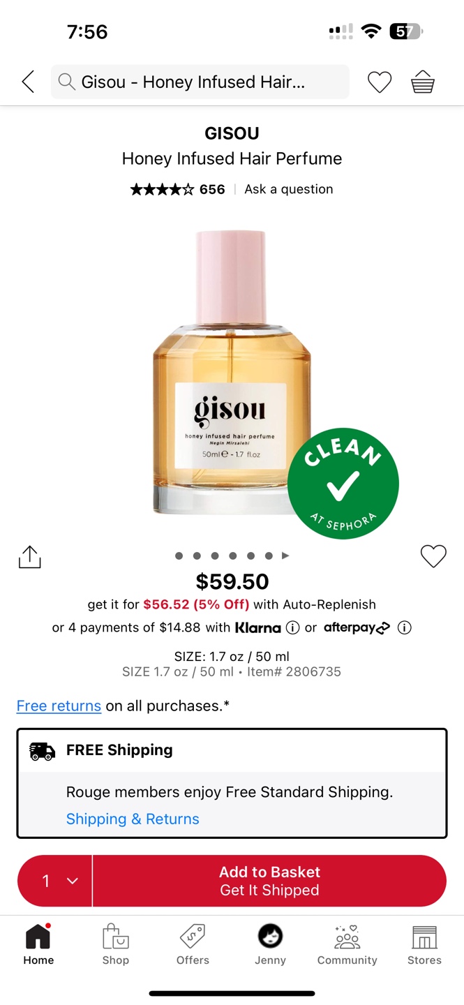 Gisou Honey Infused Hair Perfume - photo 2