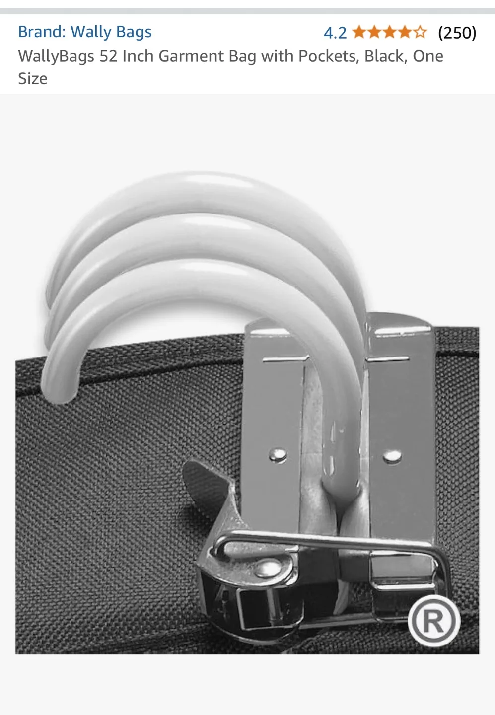 WallyBags 52 Inch Garment Bag with Pockets image indicator(3)