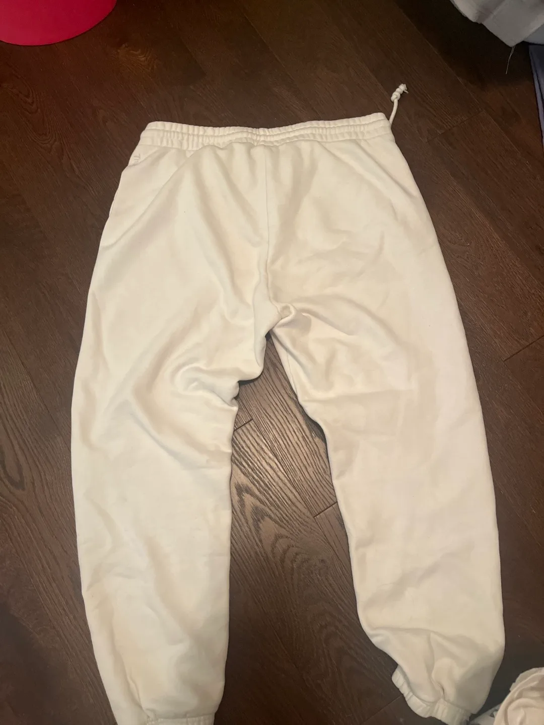 Tna Cozy Fleece White Joggers image indicator(2)