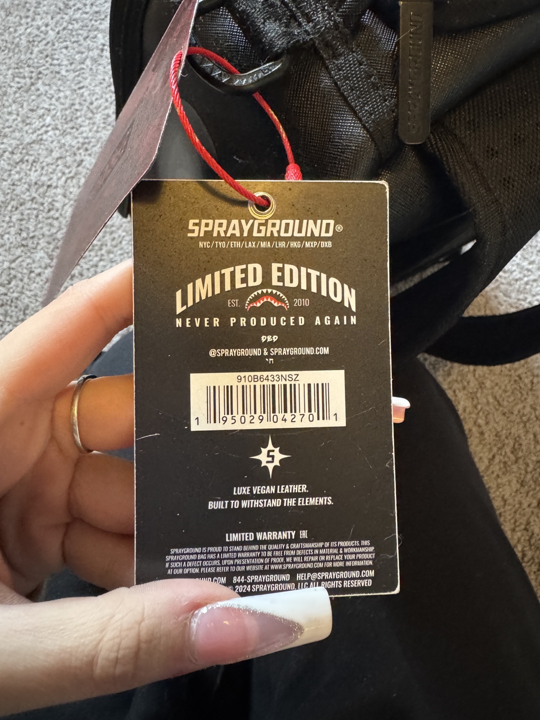 Sprayground Black  Backpack - photo 3