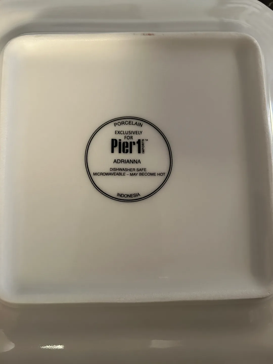 Pier 1 Imports Adrianna Square Plate image indicator(3)