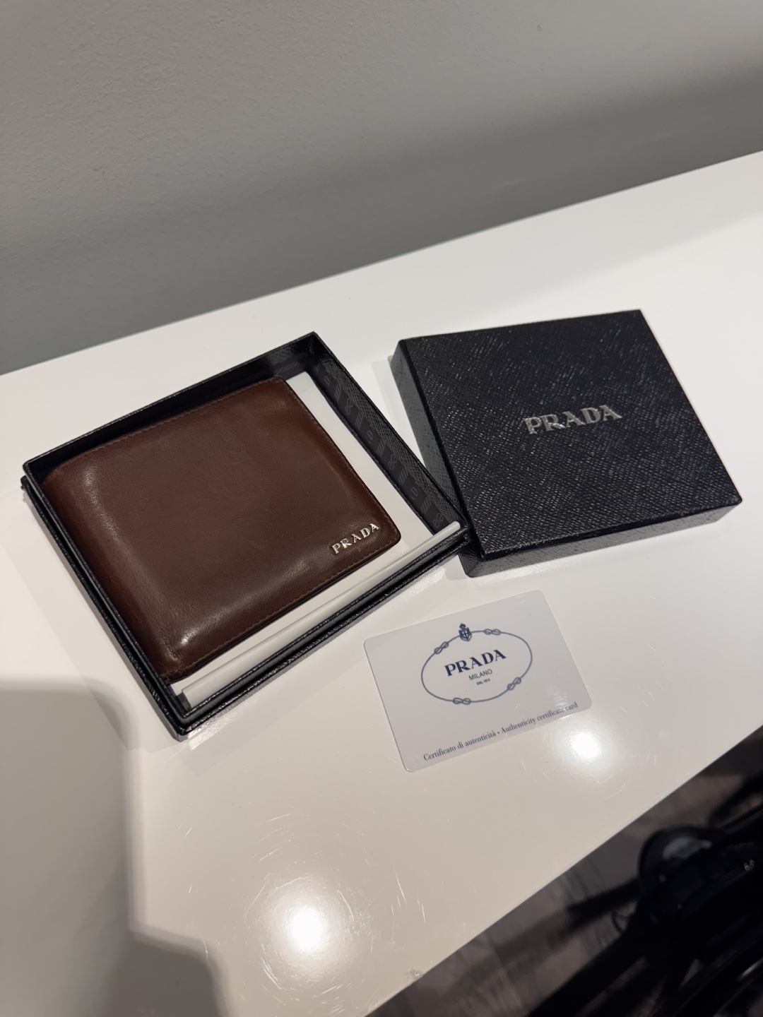 Men’s Prada Wallet (Brown Leather) - photo 2