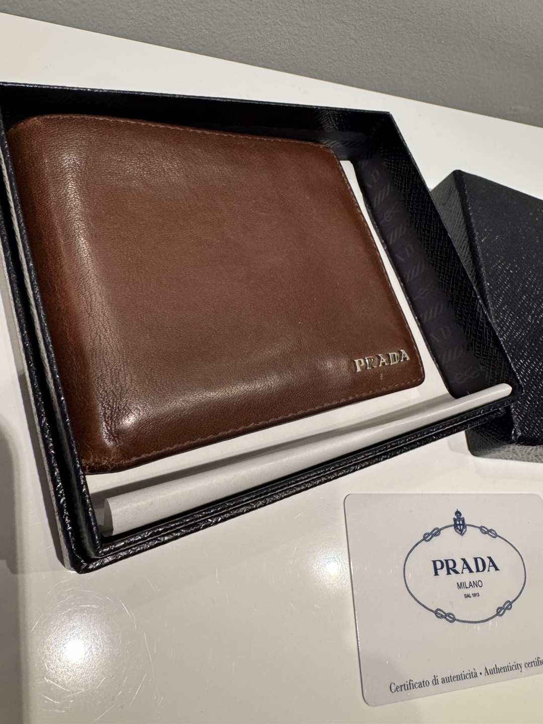 Men’s Prada Wallet (Brown Leather) - photo 3