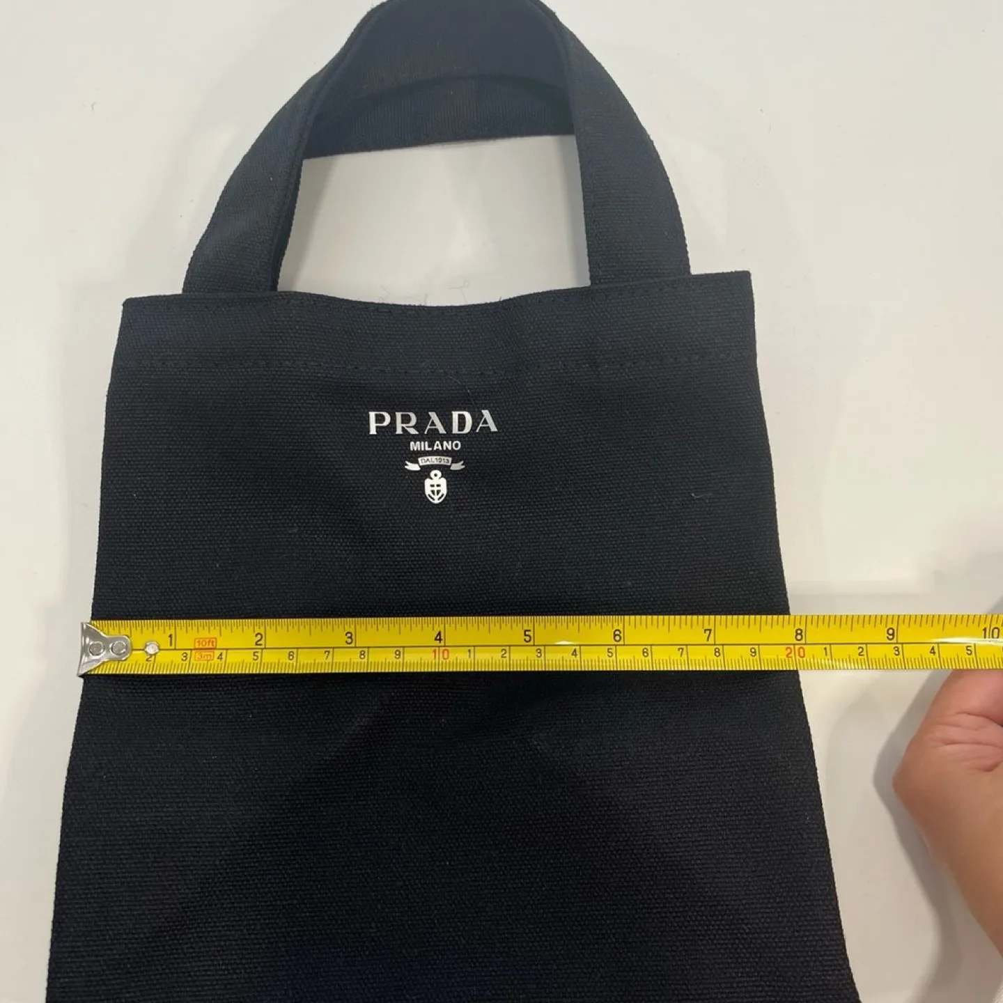 New] Prada Beauty L’Homme L’Eau Small Tote Bag - Black image indicator(7)