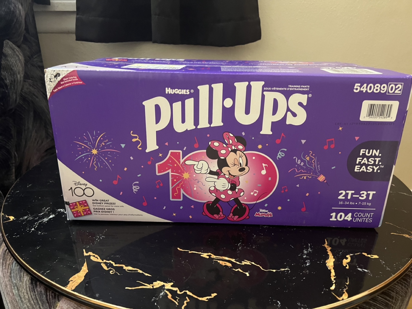 Huggies Pull-Ups Training Pants, Size 2T-3T, 104 Count