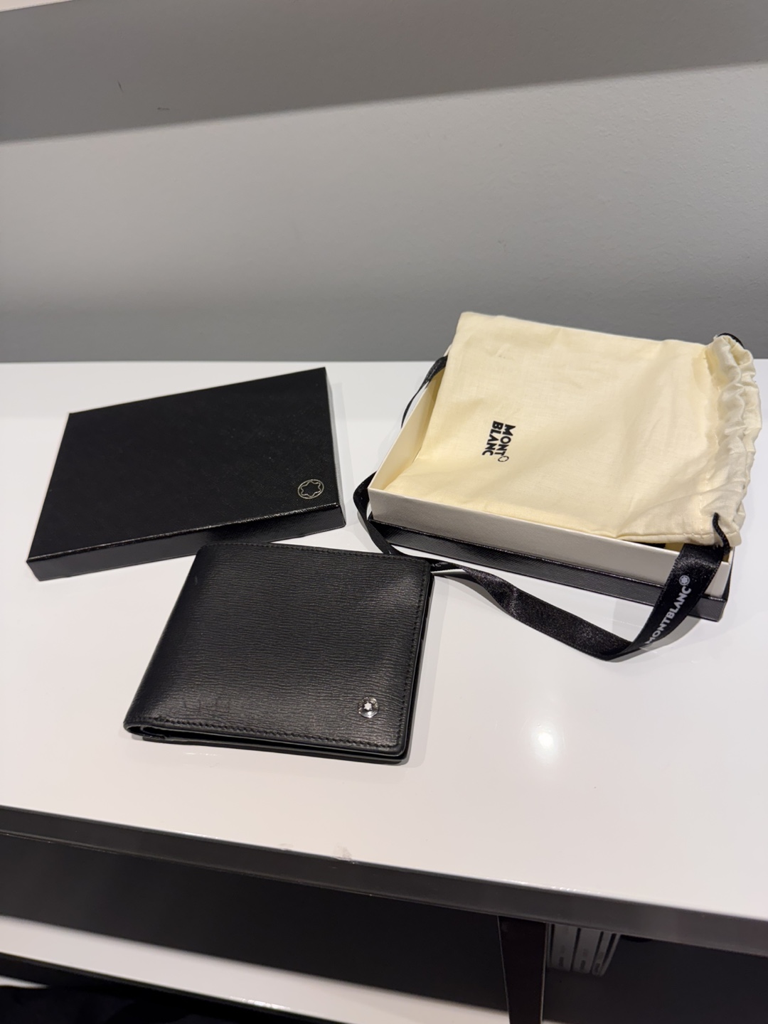 Men’s Montblanc Wallet (Black Leather)
