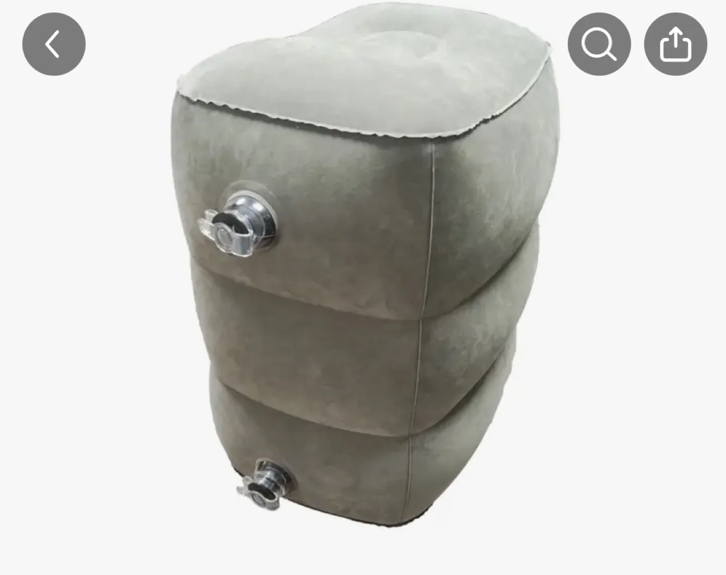 Blow up foot rest pillow (new) thumbnail