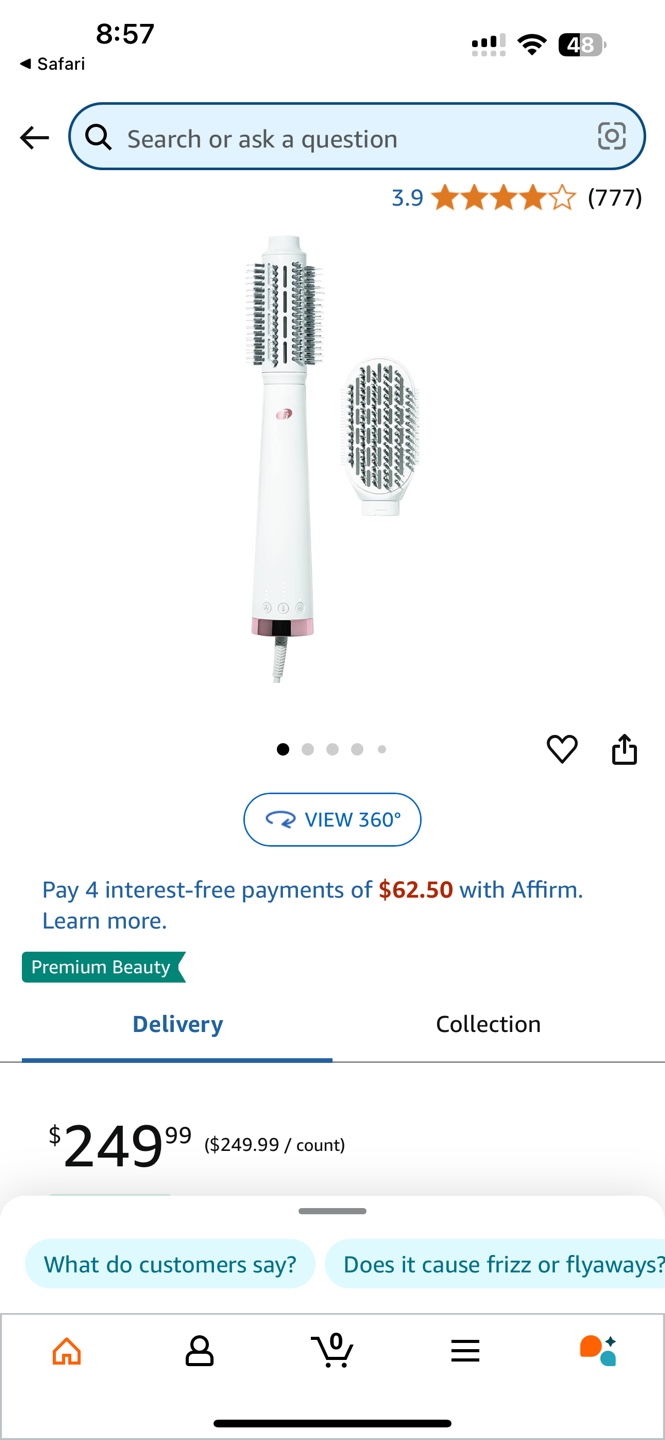 T3 Airebrush Duo Hot Air Blow Dry Brush - photo 4