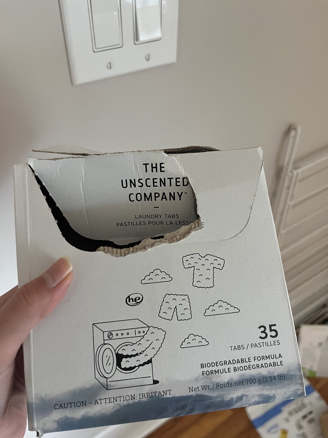 The Unscented Company Laundry Tabs
