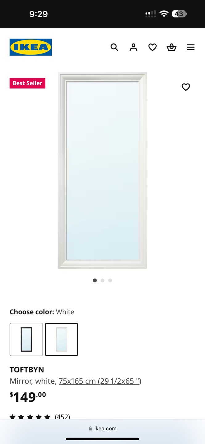 IKEA TOFTBYN Mirror