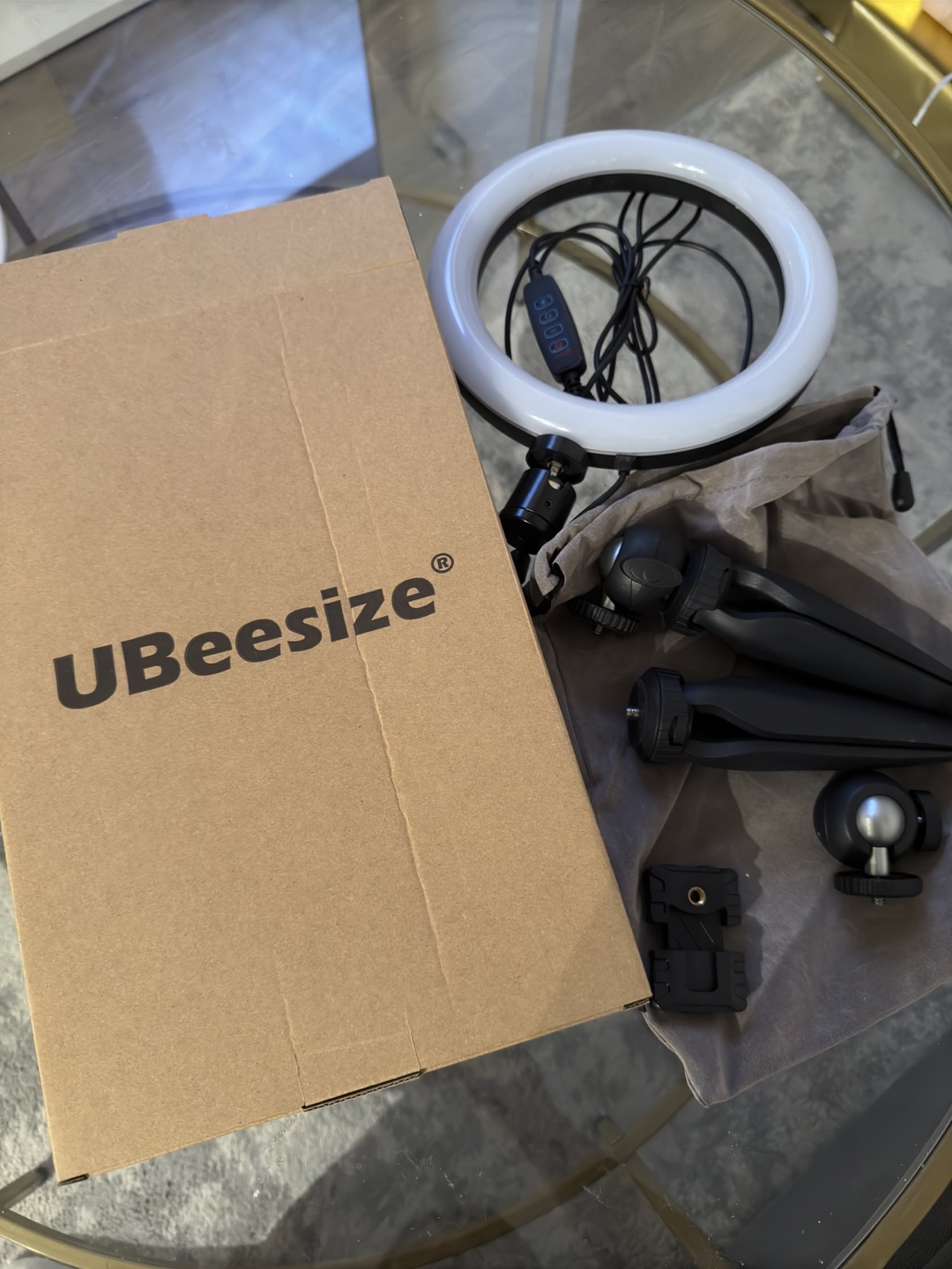 UBeesize 8 inch Selfie Ring Light with Tripod