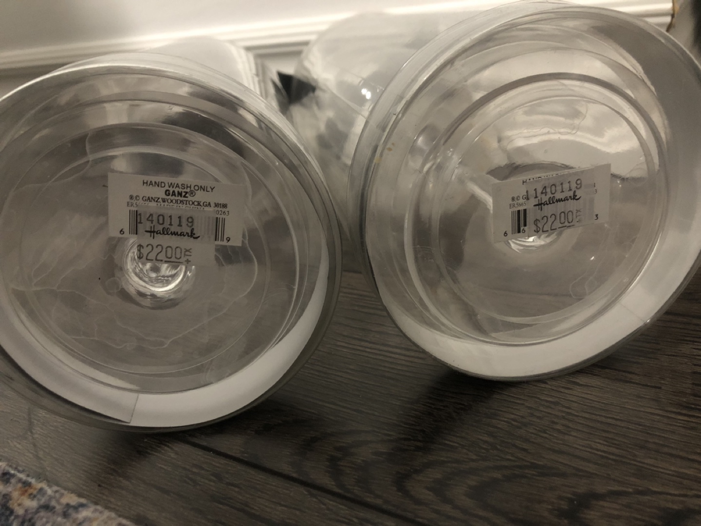 Mr & Mrs Wine Glasses NEW W/TAGS - photo 2