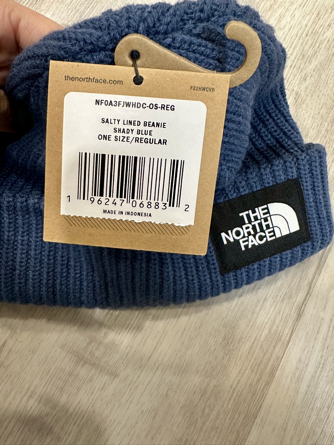 The North Face Salty Lined Beanie - Shady Blue - photo 3