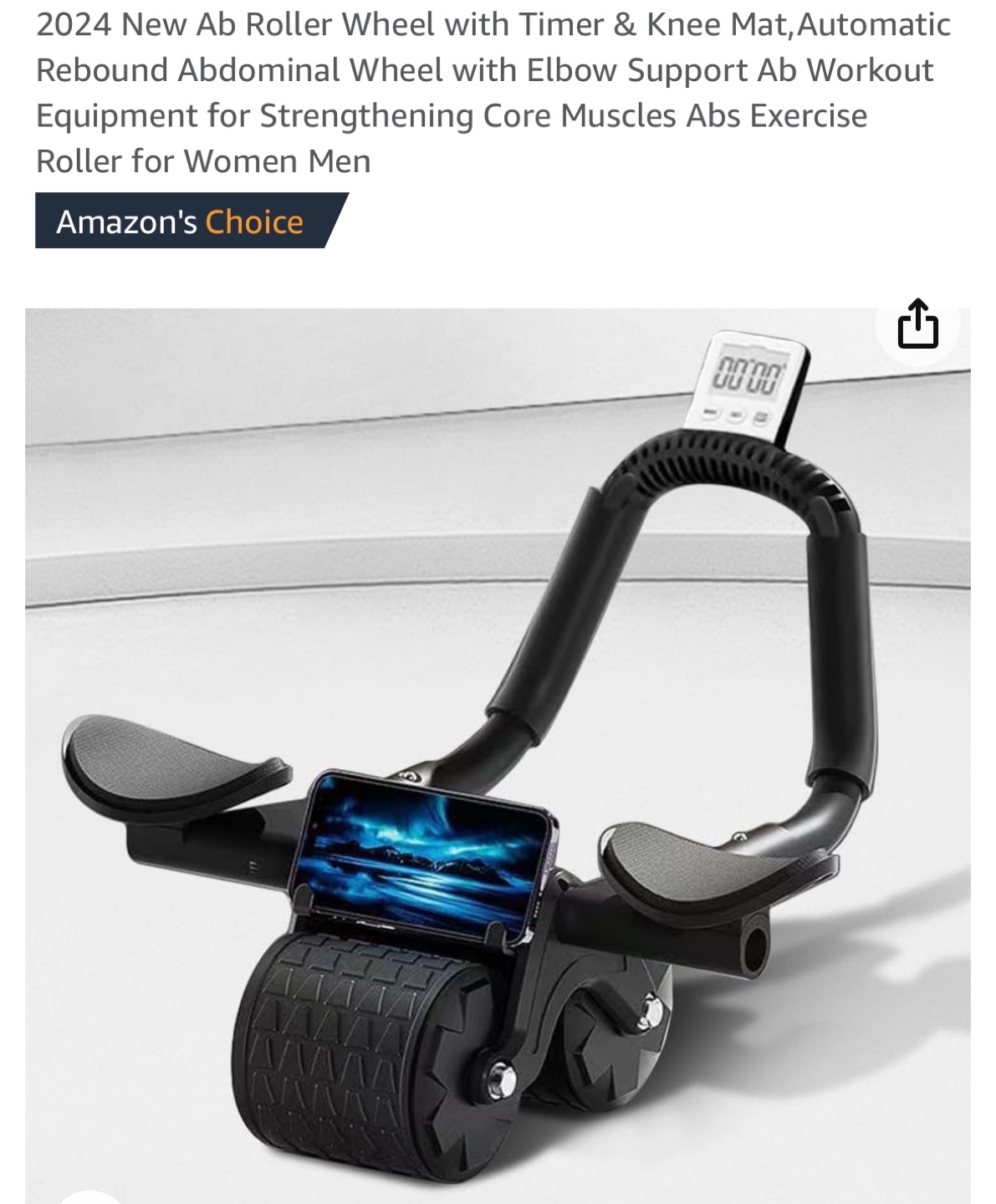 Automatic Rebound Abdominal Wheel for Strengthening Core Muscles - photo 4