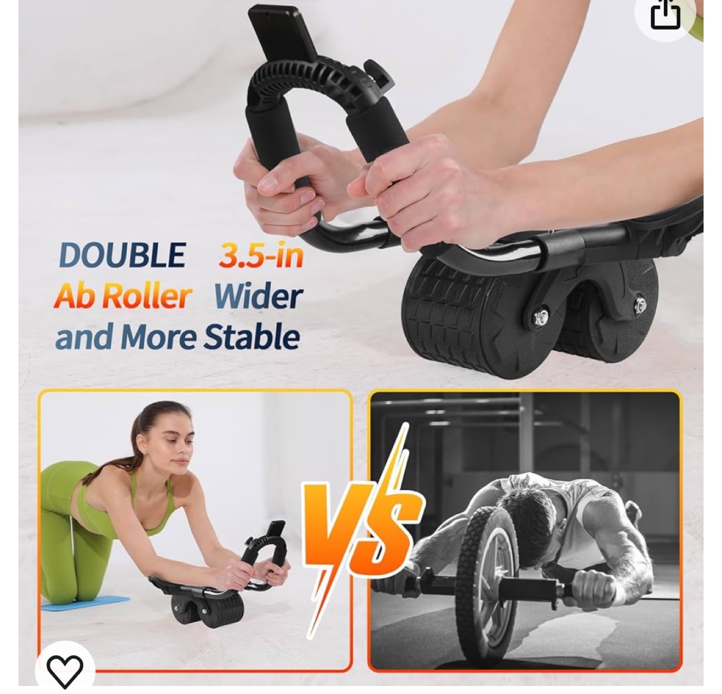 Automatic Rebound Abdominal Wheel for Strengthening Core Muscles - photo 3