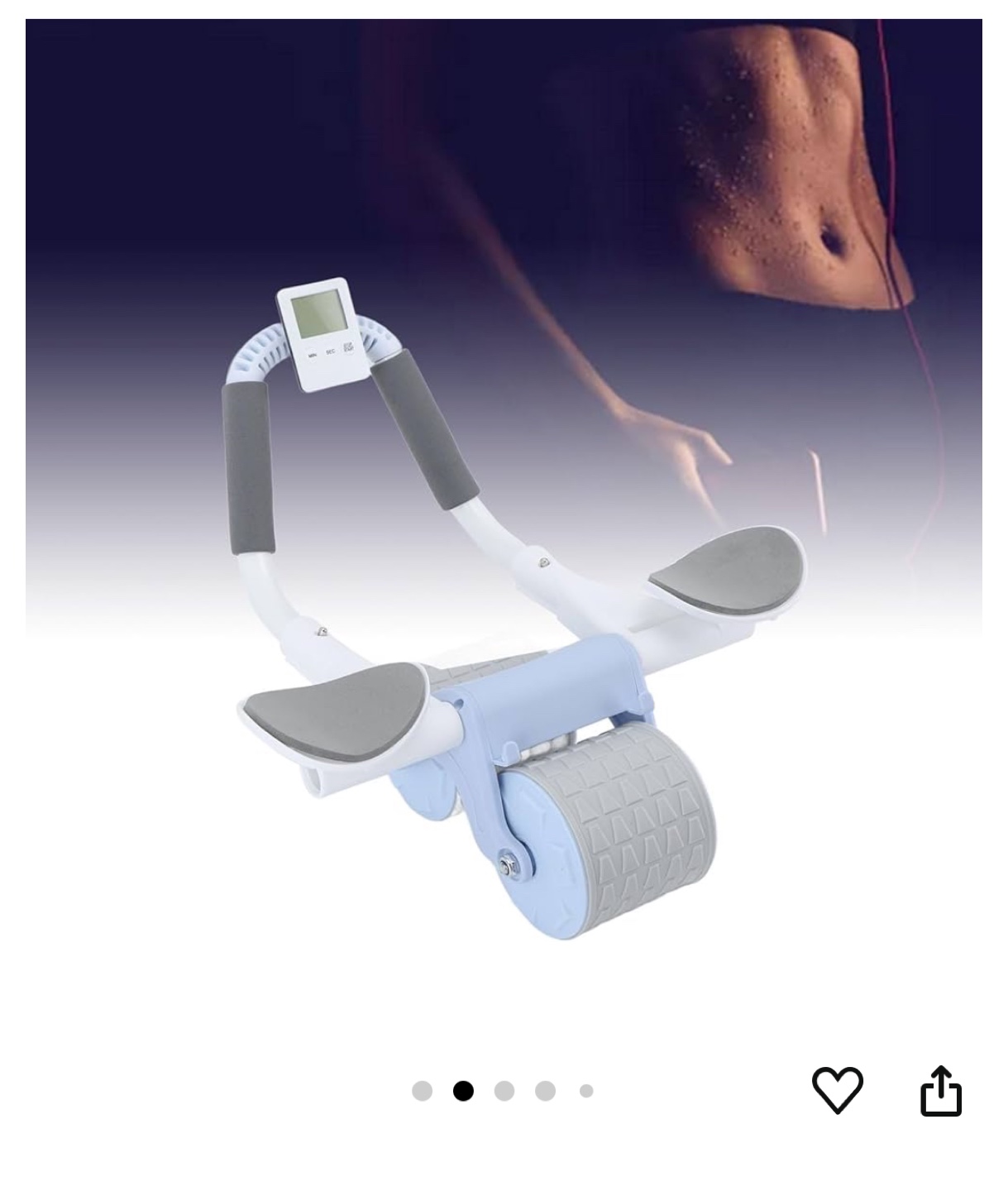 Automatic Rebound Abdominal Wheel for Strengthening Core Muscles - photo 5
