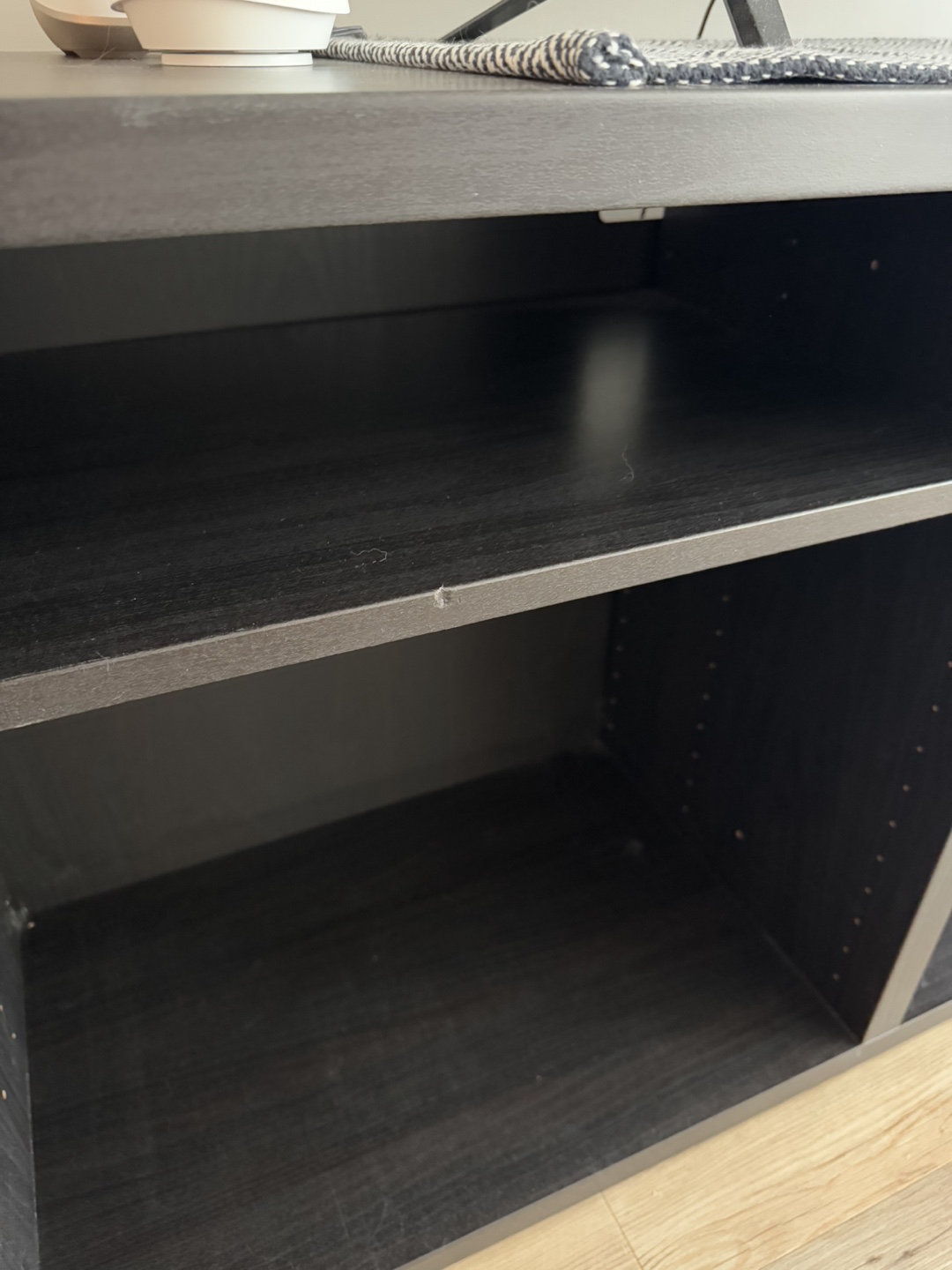 IKEA Black TV Stand / media unit - photo 2