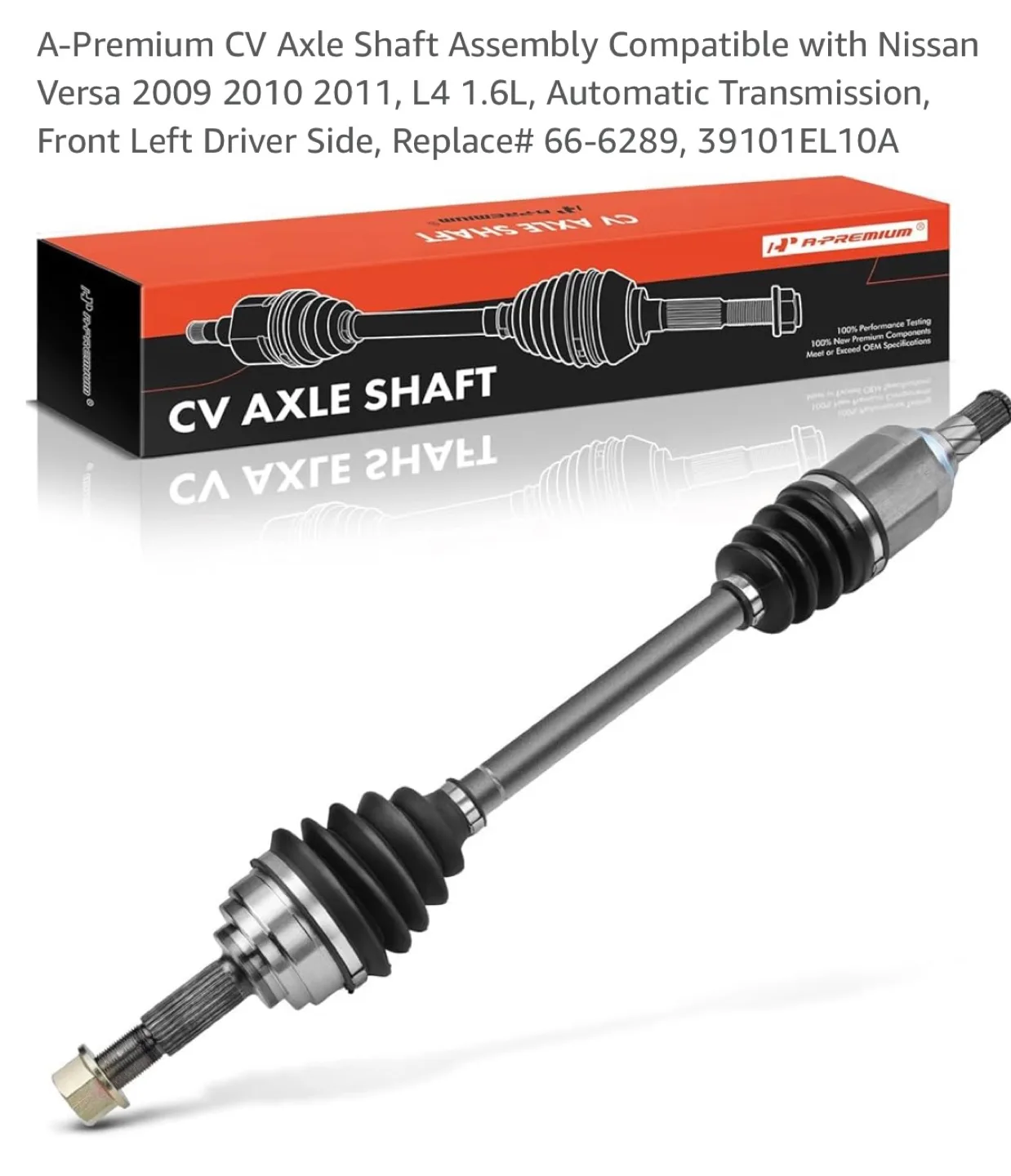 Nissan Versa CV Axle Shaft Assembly image indicator(2)