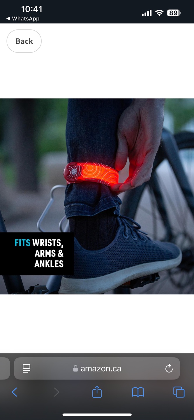 Red  Reflective  Safety  Light - photo 3