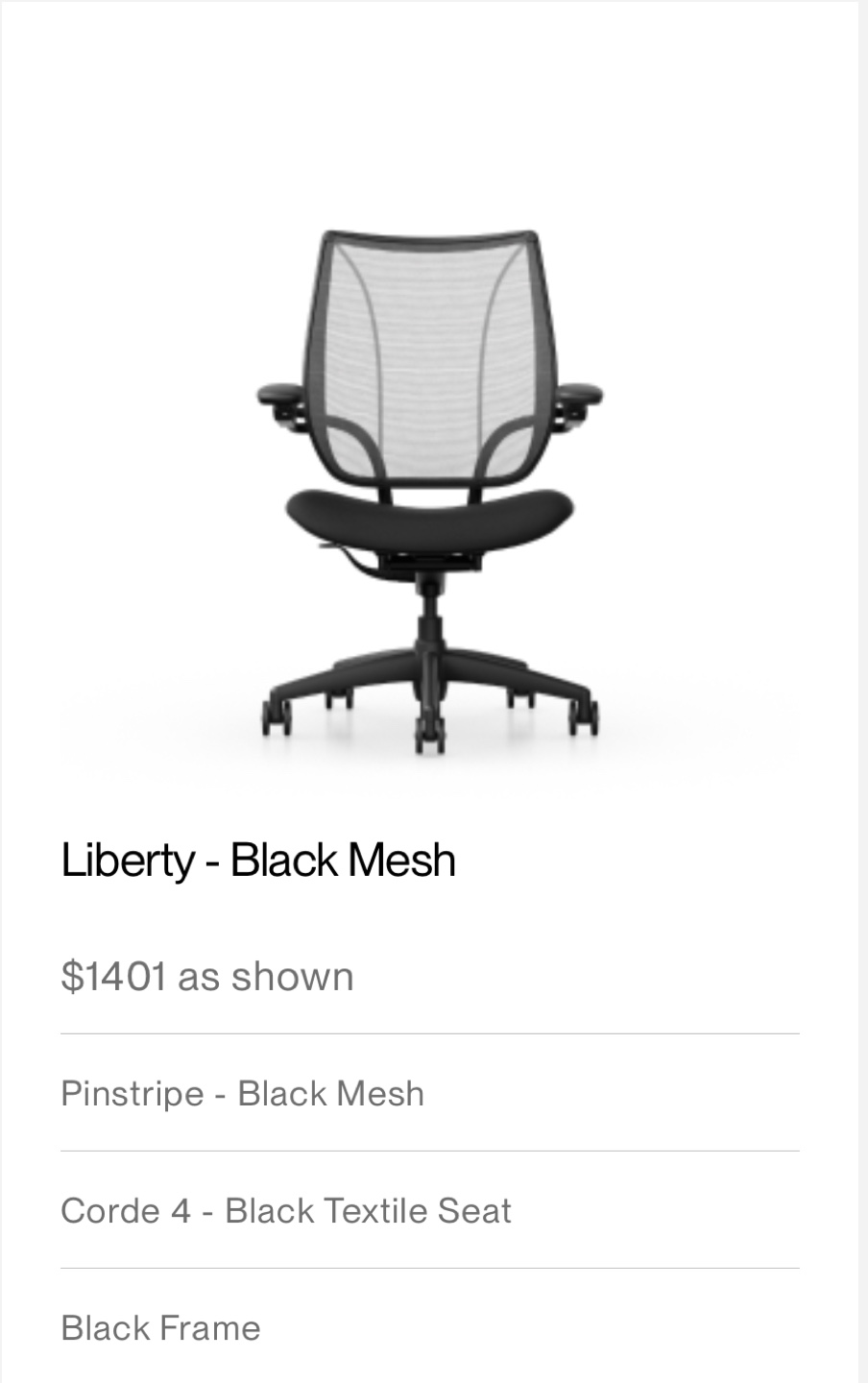 HumanScale Liberty Office Chair