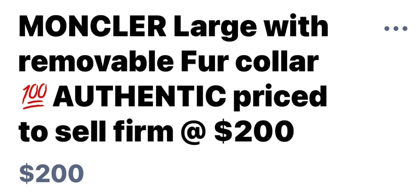 Moncler Large Down Jacket with Fur Hood image indicator(2)