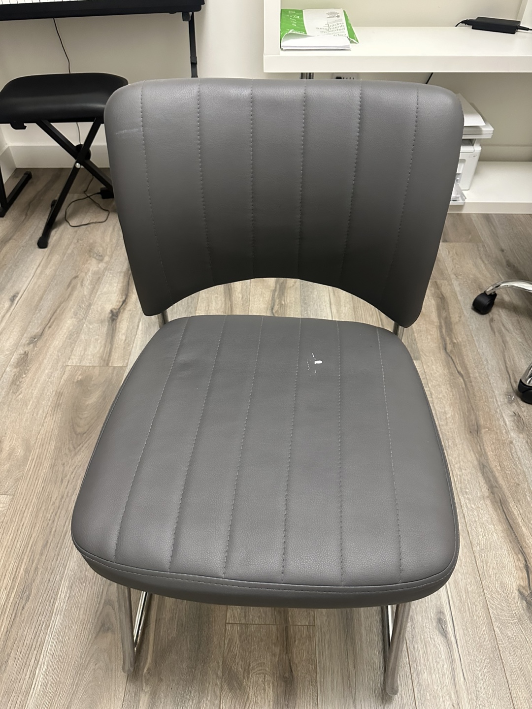 6 Grey Upholstered Dining Chair