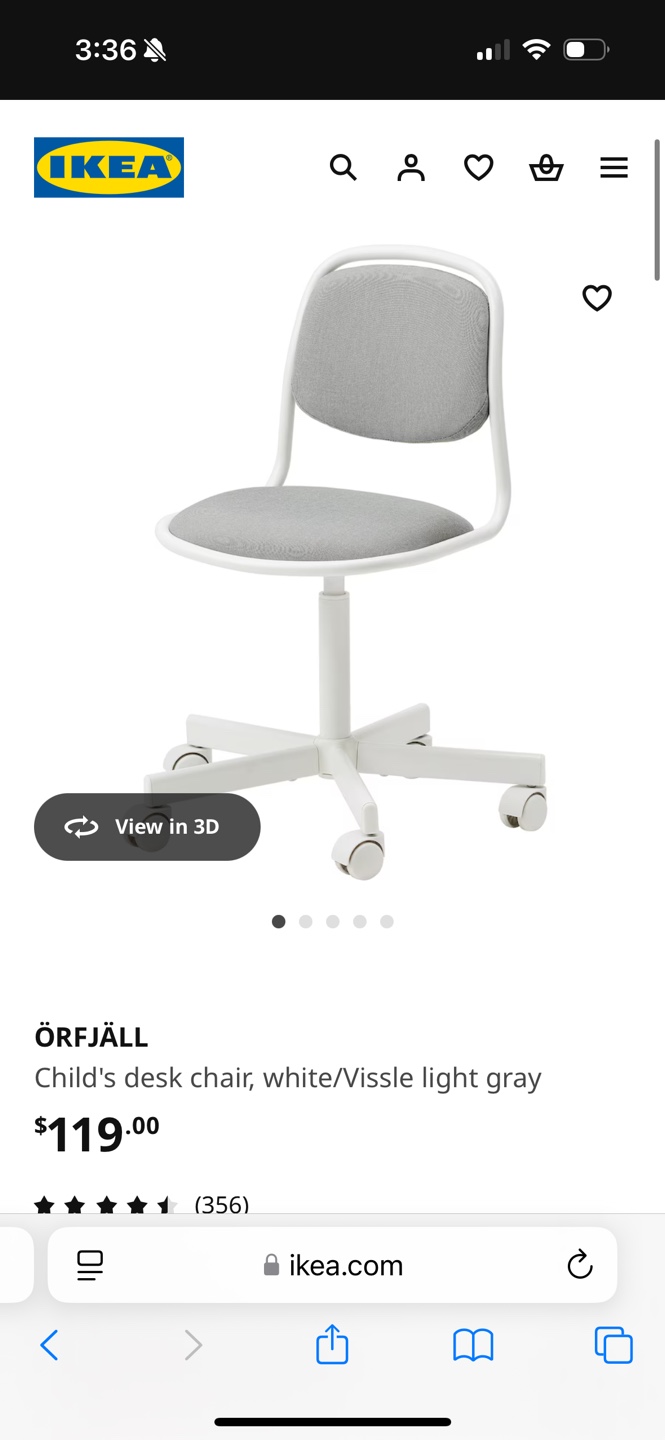 IKEA ÖRFJÄLL Child's Desk Chair